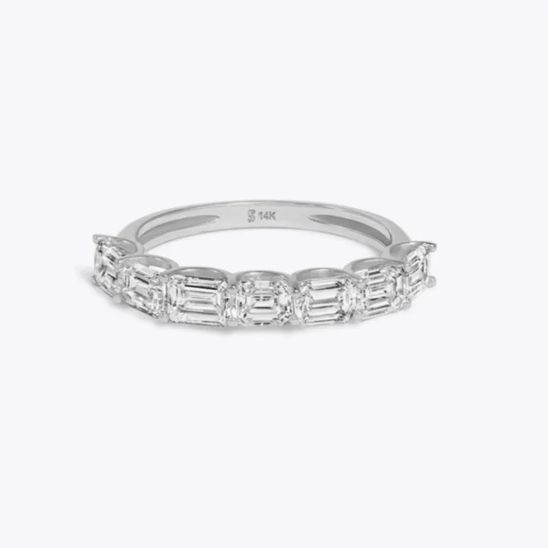 Simple Women's Ring Gold Color Geometry Cubic Zirconia Minimalist Stacking Rings Finger Accessories Female Jewelry Gifts