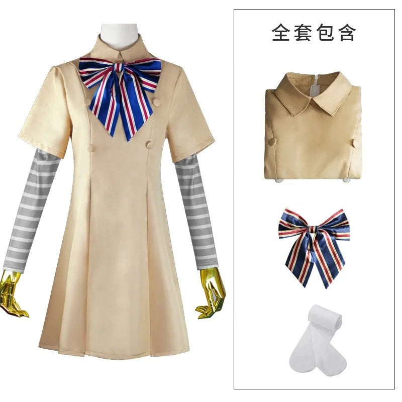 Wholesale 2023 New Movie M3GAN Cosplay Costume Lolita Dress for Kids Megan One-piece Uniform Halloween Costumes