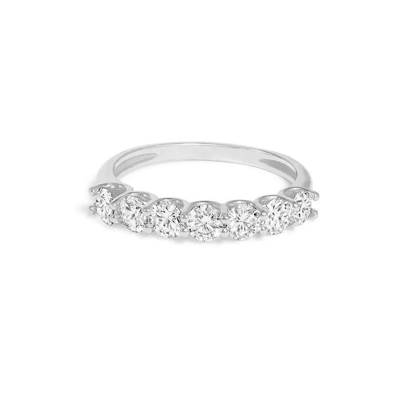 Simple Women's Ring Gold Color Geometry Cubic Zirconia Minimalist Stacking Rings Finger Accessories Female Jewelry Gifts