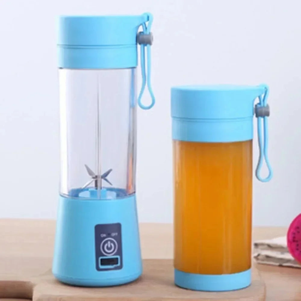 Portable Mini Blender For Shakes Rechargeable USB 380ML Traveling Fruit Juicer Cup Hand Fruit Blender Juicing Cup Kitchen Gadget