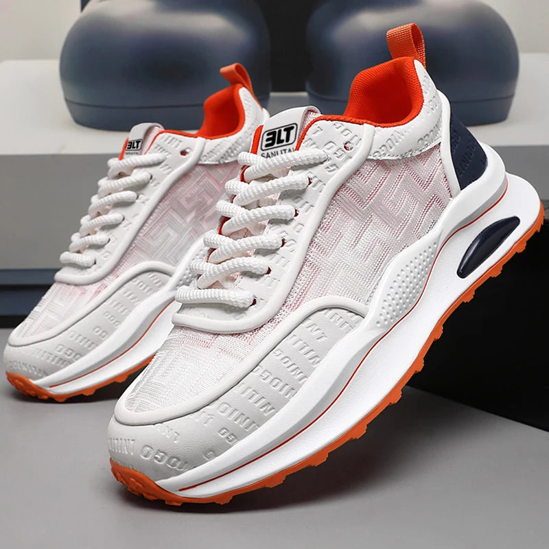 Sneakers Men Running Walking Knit Shoes Fashion Casual High Quality Sport Athletic Gym Lightweight Men Casual Shoes