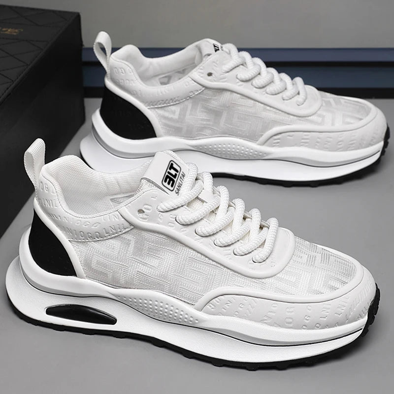 Sneakers Men Running Walking Knit Shoes Fashion Casual High Quality Sport Athletic Gym Lightweight Men Casual Shoes
