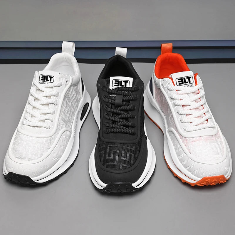 Sneakers Men Running Walking Knit Shoes Fashion Casual High Quality Sport Athletic Gym Lightweight Men Casual Shoes