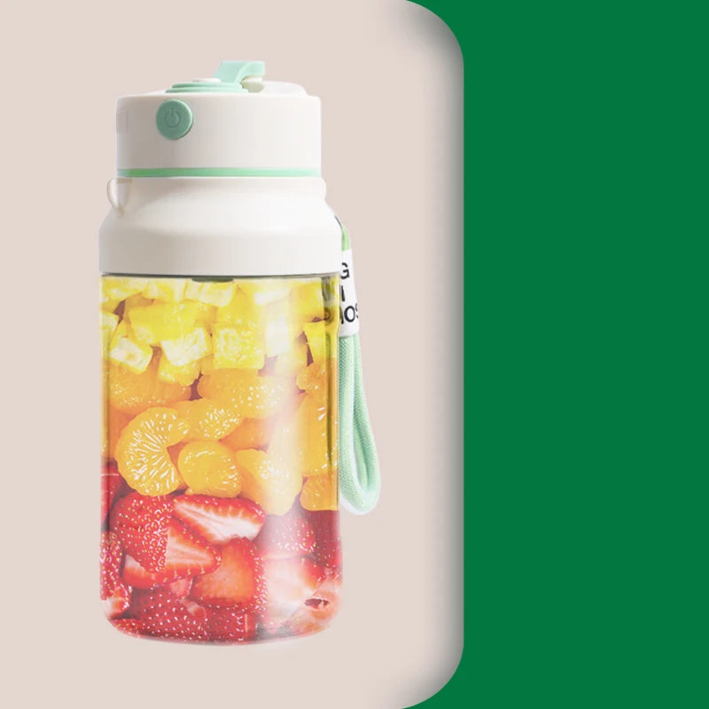 Portable Mini Blender USB Rechargeable Juicer Cup Electric Fruit Mixer Home Travel Outdoor Personal Smoothie Juice Maker